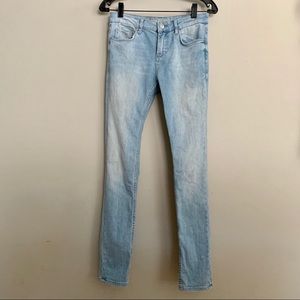 Topshop Moto Baxter Light Blue Jeans
